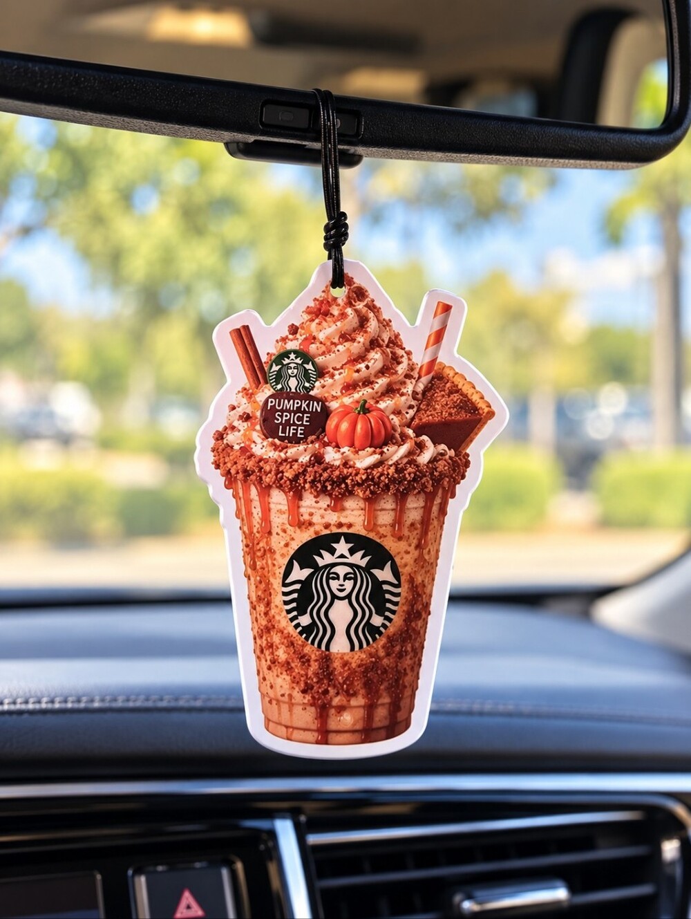Starbucks Pumpkin Spice Frappuccino Car Air Freshener